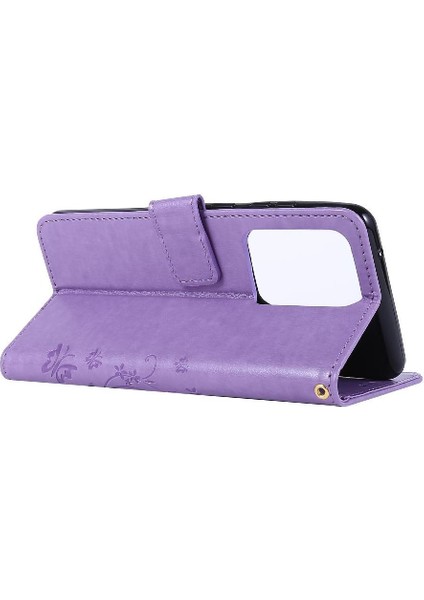 Samsung Galaxy S20 Ultra Kart Tutucu Için Pu Deri Kickstand Durumda (Yurt Dışından) modelleri