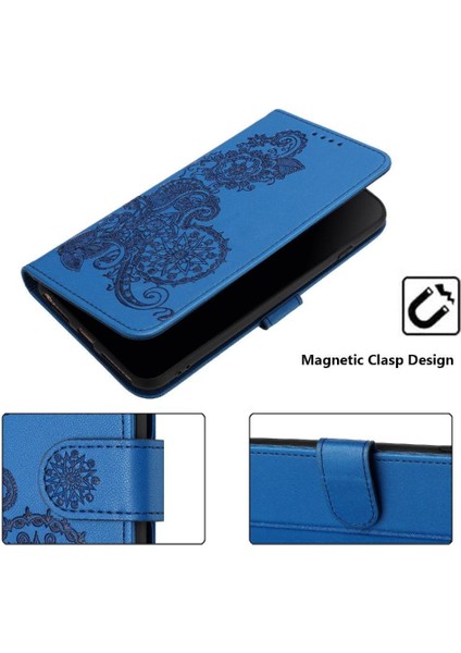 Kart Yuvası ile Realme C65 Için Flip Case Standı Flip Folio Kitap Pu Deri (Yurt Dışından) fırsatları