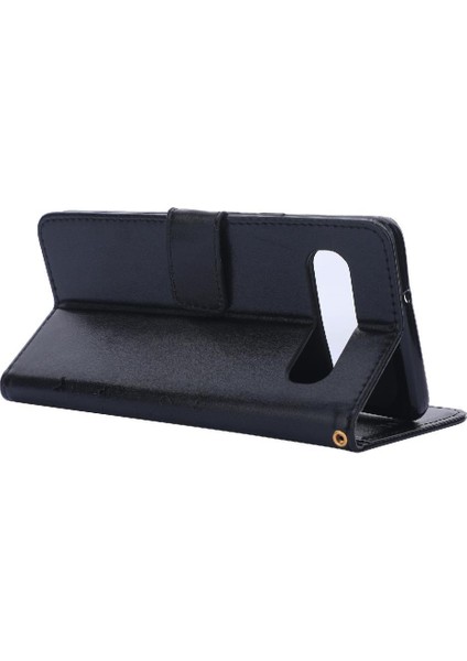 Samsung Galaxy S10 Artı Kickstand Bilek Kayışı Kart Tutucu Pu Için Filp Durumda (Yurt Dışından) fiyatları