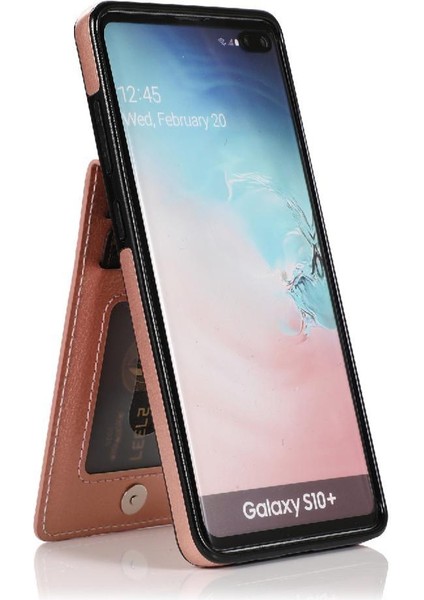 Samsung Galaxy S10 Artı Premium Deri Kart Tutucu Kılıf ile Uyumlu (Yurt Dışından) modelleri