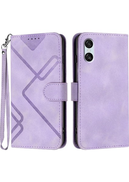 Sony Xperia 10 Vı Için Flip Case Manyetik Kapak Pu Deri Flip Cüzdan ile (Yurt Dışından)