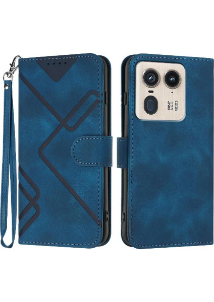 Motorola Moto X50 Ultra Manyetik Kapak Için Flip Case Kart Yuvası Standı ile (Yurt Dışından)
