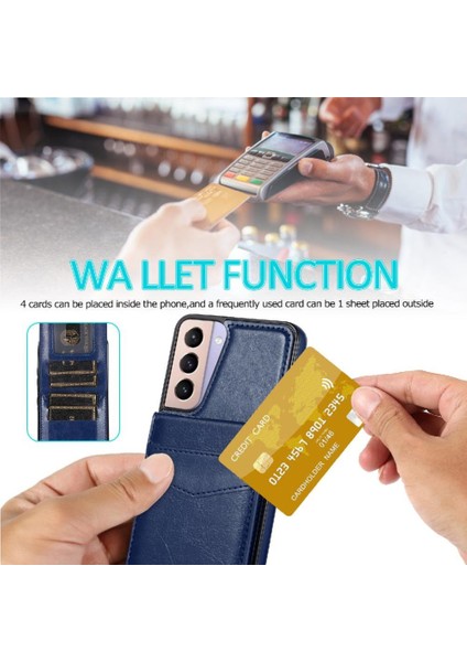 Kredi Kartı Toka ile Samsung Galaxy S21 Premium Deri ile Uyumlu (Yurt Dışından) fırsatları