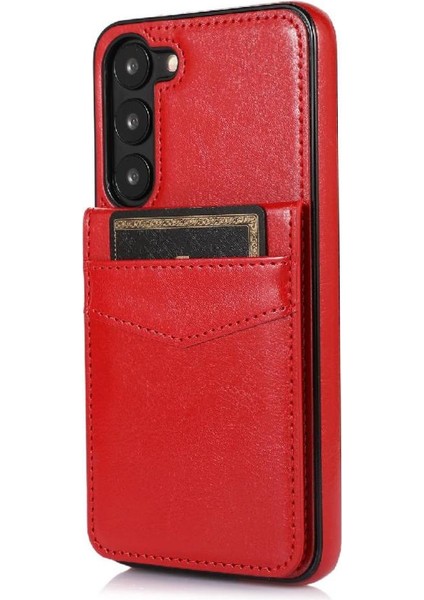 Samsung Galaxy S24 Premium Deri Kart Tutucu Manyetik ile Uyumlu (Yurt Dışından) fiyatları