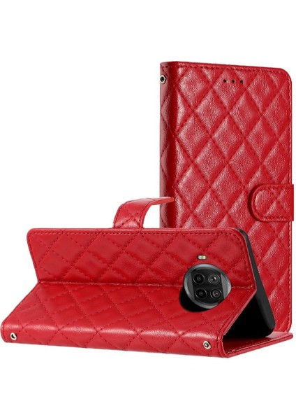 Xiaomi 10T Lite Için Flip Case Pu Deri Cüzdan Manyetik Folio Kickstand (Yurt Dışından)