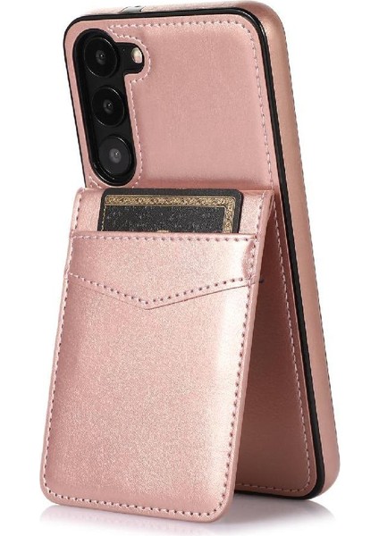 Samsung Galaxy S24 Premium Deri Kart Tutucu Manyetik ile Uyumlu (Yurt Dışından) modelleri