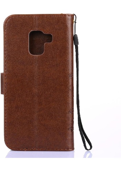 Samsung Galaxy A8 2018 Pu Deri Kart Tutucu Kickstand Için Filp Durumda (Yurt Dışından)