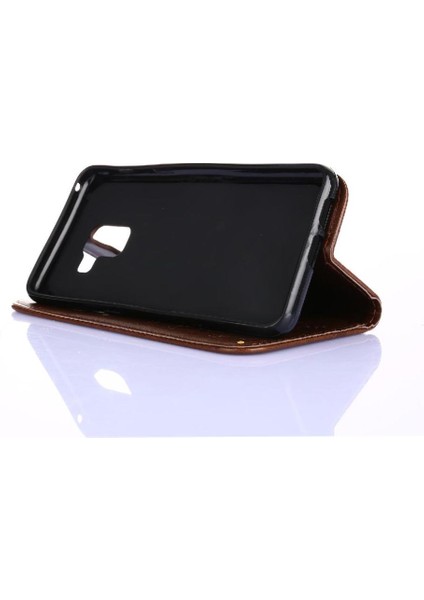 Samsung Galaxy A8 2018 Pu Deri Kart Tutucu Kickstand Için Filp Durumda (Yurt Dışından)