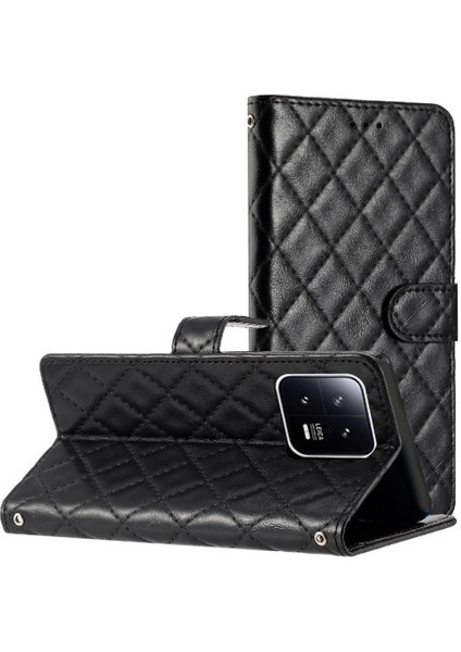 Xiaomi 13 Için Flip Case Pro Kickstand Manyetik Folio Kart Yuvaları Tutucu Pu (Yurt Dışından)