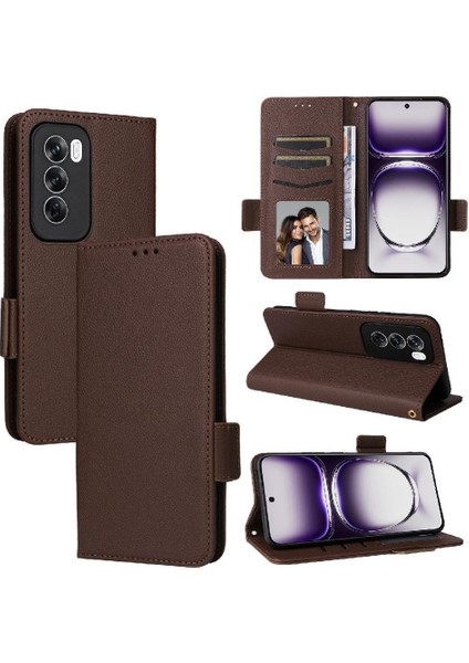 Oppo Oppo 12 5g Için Flip Case Kart Yuvaları Tutucu Yan Toka Cüzdan Pu (Yurt Dışından) modelleri