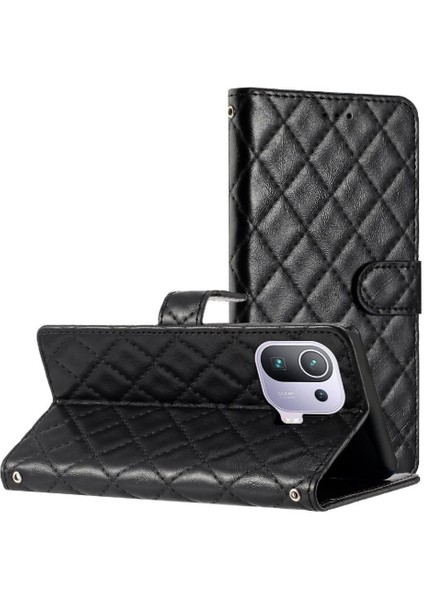 SZY Market Xiaomi 11 Için Flip Case Pro Kickstand Kart Yuvaları Tutucu Pu Deri Cüzdan (Yurt Dışından)