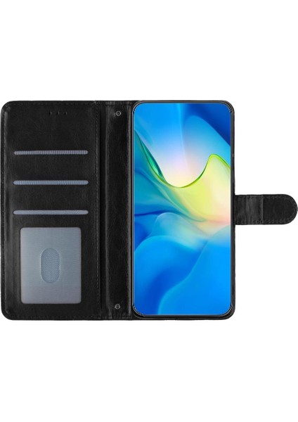 Xiaomi 12 Pro Pu Deri Cüzdan Kickstand Kart Yuvaları Tutucu Için Flip Case (Yurt Dışından)