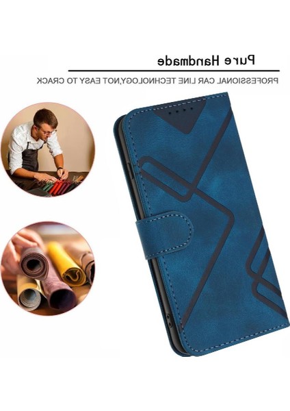 SZY Market Samsung Galaxy M15 Pu Deri Manyetik Kapak Flip Cüzdan Için Flip Case (Yurt Dışından)