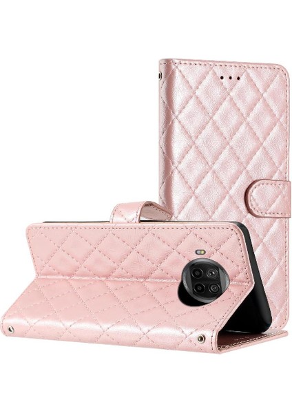 Xiaomi 10T Lite Için Flip Case Pu Deri Cüzdan Manyetik Folio Kickstand (Yurt Dışından)