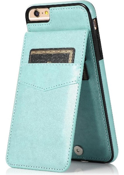 IPhone 6 Plus/6s Plus Kart Tutucu Manyetik Toka Kickstand ile Uyumlu (Yurt Dışından)