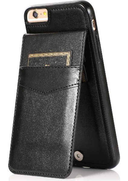 IPhone 6 Plus/6s Plus Kart Tutucu Manyetik Toka Kickstand ile Uyumlu (Yurt Dışından)