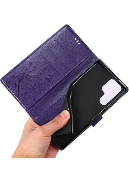 Samsung Galaxy S24 Ultra Kart Tutucu Kickstand Pu Deri Için Filp Durumda (Yurt Dışından) fiyatları