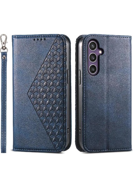 Samsung Galaxy S24 Cüzdan Eşkenar Dörtgen Şekli Standı Günlük Kullanım Için Flip Case (Yurt Dışından) fırsatları