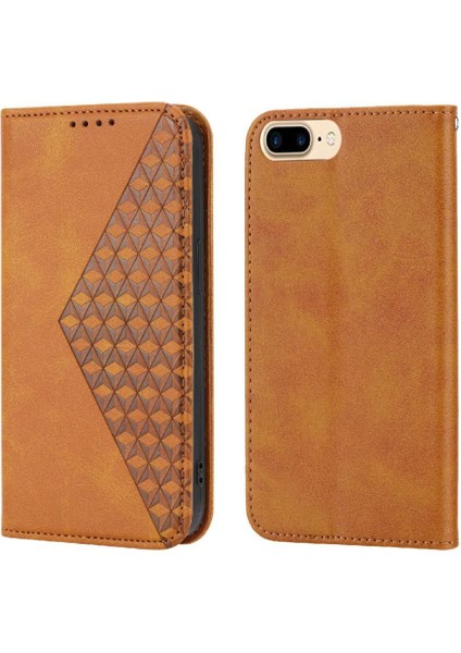 IPhone 7 Için Flip Case Artı/8 Artı Eşkenar Dörtgen Şekli El Kayışı Günlük Kullanım (Yurt Dışından) fiyatları
