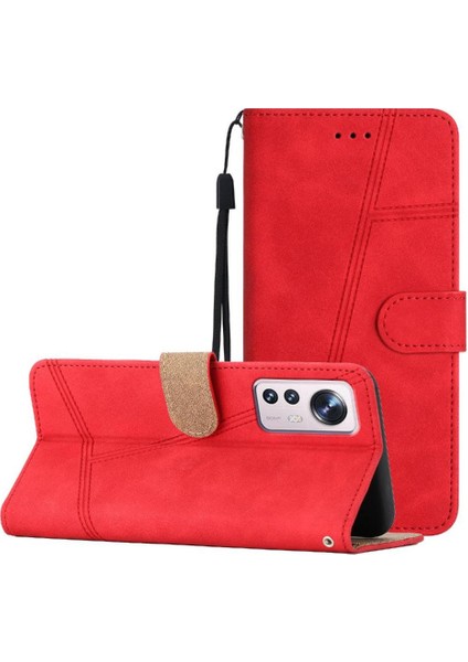 Xiaomi 12 Lite Için Flip Case Cüzdan Pu Deri Kart Yuvaları Tutucu Manyetik (Yurt Dışından)