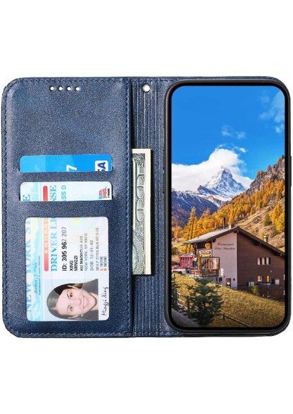 IPhone Xr Günlük Kullanım Için Flip Case Eşkenar Dörtgen Şekli Cüzdan Standı El Kayışı (Yurt Dışından)