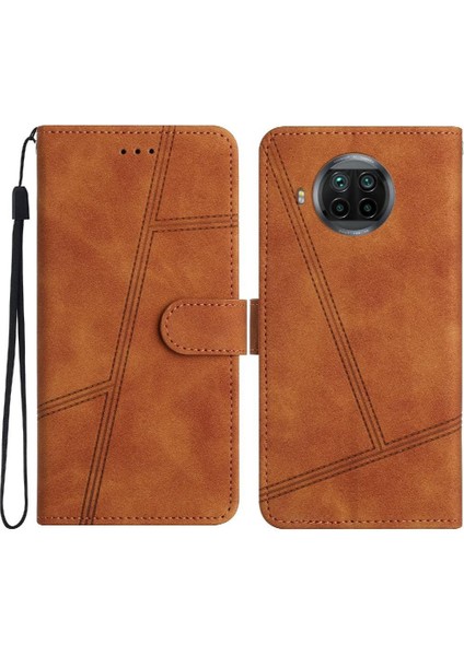 Xiaomi 10T Lite Bilek Kayışı Için Flip Case Kart Yuvaları Tutucu Manyetik Tam (Yurt Dışından)
