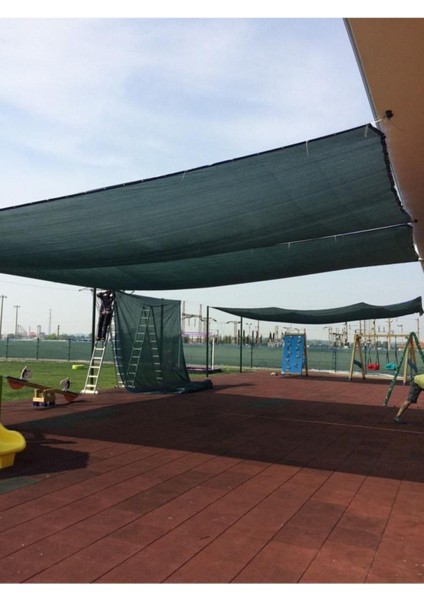 Gölgelik File 1metre x 10METRE =60MT2 %95/'lik Gölgelik Yeşil Şerit Kolon Dikimli Kuşgözü Halkalıfile modelleri