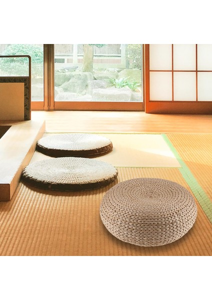 Japaness Futon Örme Yuvarlak Koltuk Minderi Dia. 40 cm (Yurt Dışından) fırsatları