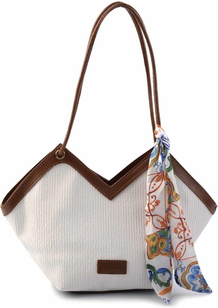 Krem Taba Kadın Omuz Çantası C06025100009 fiyatları