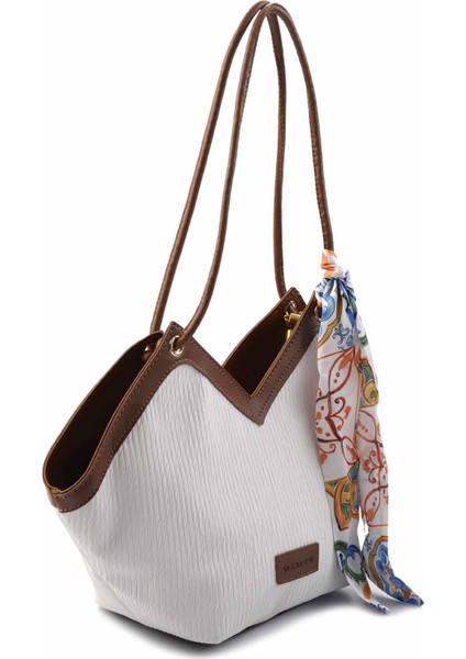 Krem Taba Kadın Omuz Çantası C06025100009 modelleri