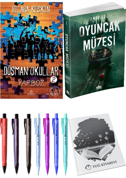 Oyuncak Müzesi Emre Gül ve Ephesus Yayınları Düşman Okullar 2 Dilara Keskin 2li Set