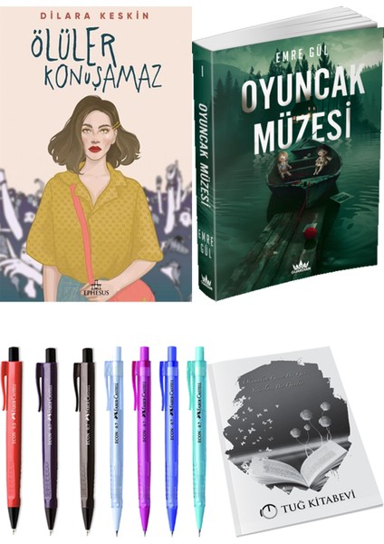 Oyuncak Müzesi Emre Gül ve Ephesus Yayınları Ölüler Konuşamaz Dilara Keskin 2li Set