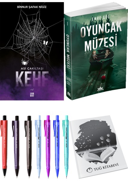 Oyuncak Müzesi Emre Gül ve Dokuz Yayınları Asi Çakıltaşı 1 Kehf Binnur Şafak Nigiz 2li Set