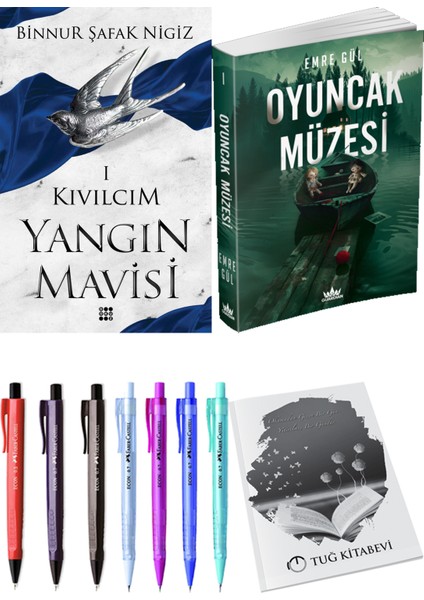 Oyuncak Müzesi Emre Gül ve Dokuz Yayınları Yangın Mavisi 1 Kıvılcım Binnur Şafak Nigiz