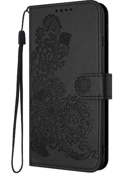 Realme C67 Kickstand Koruyucu Kapak Için Flip Case Folio Kitap Pu Deri (Yurt Dışından)