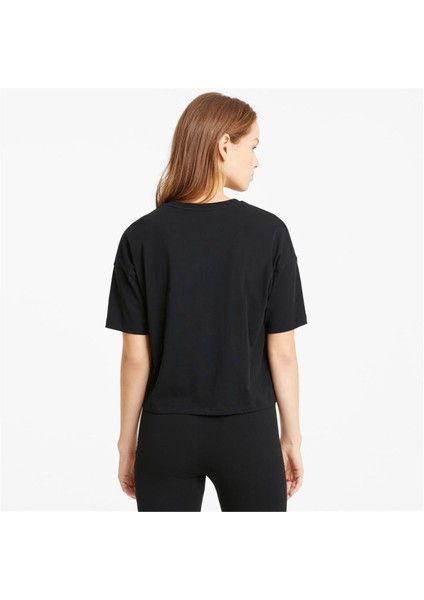 Ess Cropped Logo Tee Siyah Kadın Spor Tişört - 586866 01 modelleri