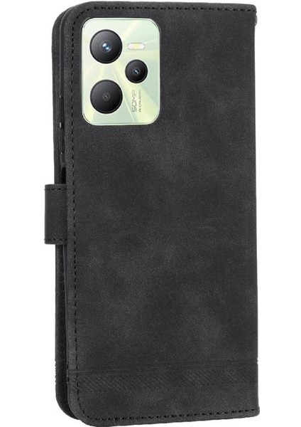 Realme C35 Manyetik Kapatma Bileklik Kart Yuvaları Premium Için Flip Case (Yurt Dışından) indirimleri