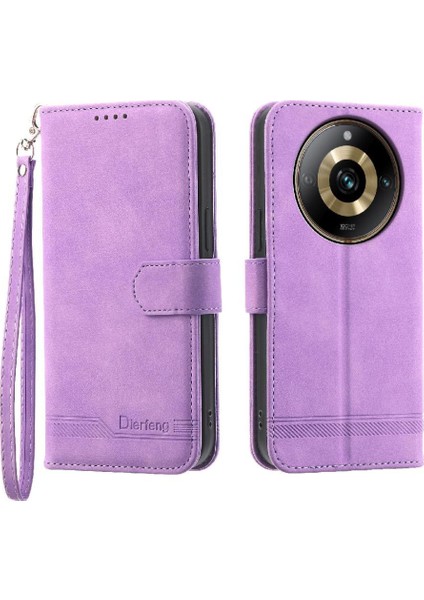 Realme 11 Pro Nakit Cep Manyetik Kapatma Premium Kart Için Flip Case (Yurt Dışından)
