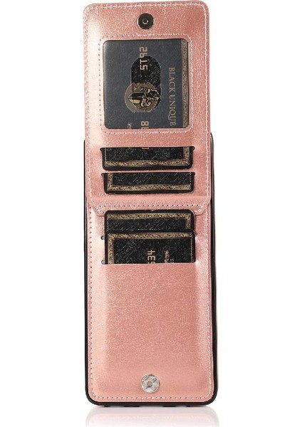 Kredi Manyetik Toka Kickstand ile Samsung Galaxy A51 5g ile Uyumlu (Yurt Dışından)