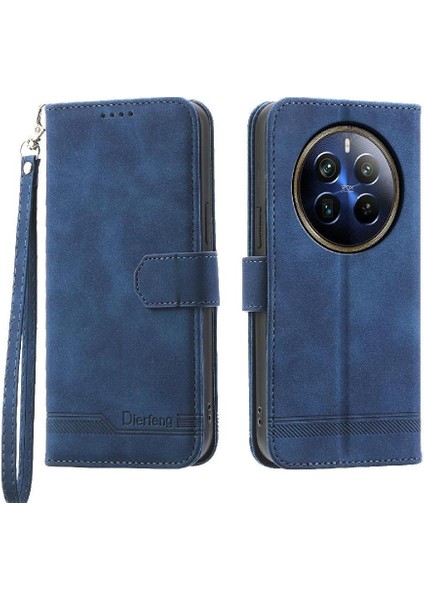 Realme 12 Pro Artı Bileklik Manyetik Kapatma Premium Nakit Için Flip Case (Yurt Dışından)