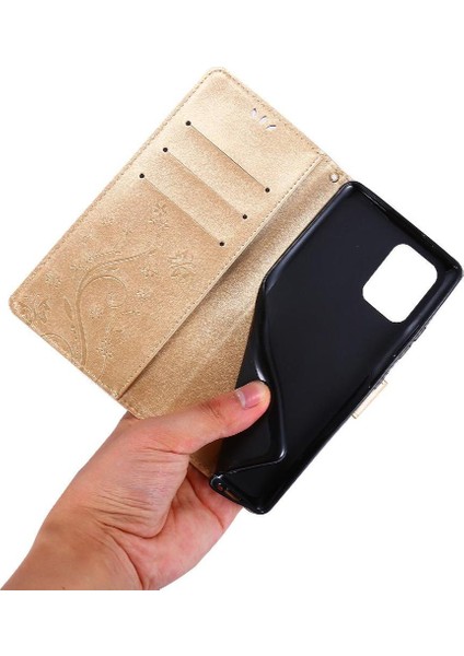 Samsung Galaxy A91 Için Filp DURUMDA/S10 Lite Manyetik Kapatma Bilek Kayışı Pu (Yurt Dışından) modelleri