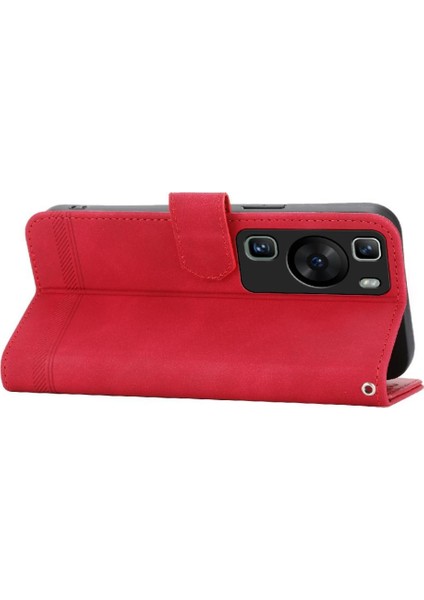 Huawei P60 Bileklik Nakit Cep Kartı Yuvaları Için Flip Case Premium Manyetik (Yurt Dışından) fırsatları