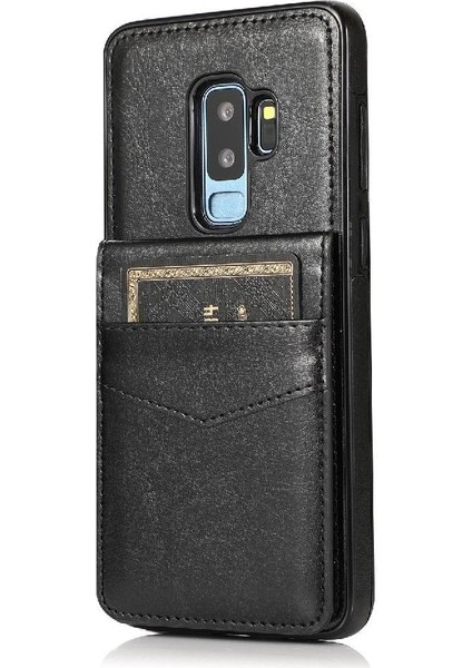 Samsung Galaxy S9 Artı Premium Deri Manyetik Toka ile Uyumlu (Yurt Dışından)