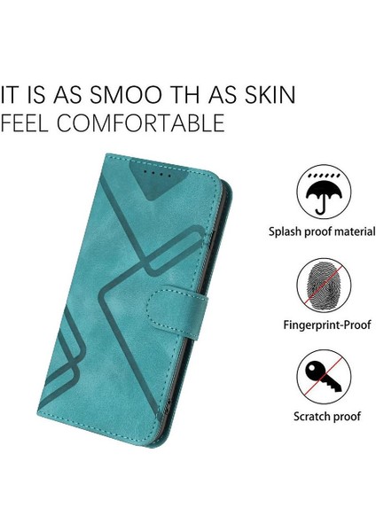 Kart Yuvası Standı Pu Flip ile Xiaomi Poco F6 Manyetik Kapak Için Flip Case (Yurt Dışından)
