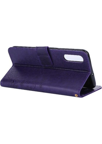 Samsung Galaxy A50/A50S/A30S Kickstand Manyetik Kapatma Pu Için Filp Durumda (Yurt Dışından) modelleri