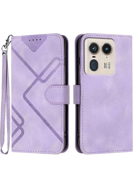 Motorola Moto X50 Ultra Manyetik Kapak Için Flip Case Kart Yuvası Standı ile (Yurt Dışından)
