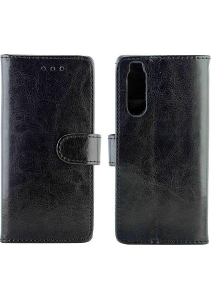 Sony Xperia 5 Için Flip Case Darbeye Kickstand Kart Tutucu Pu Deri (Yurt Dışından)