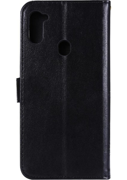 Samsung Galaxy A11 Için Kickstand Durumda Kart Tutucu Pu Deri Bilek (Yurt Dışından)