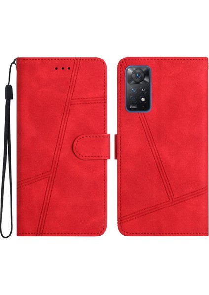 Xiaomi Redmi Not 11 Pro 4g Için Flip Case/5g Flip Folio Tam Koruma Pu (Yurt Dışından)