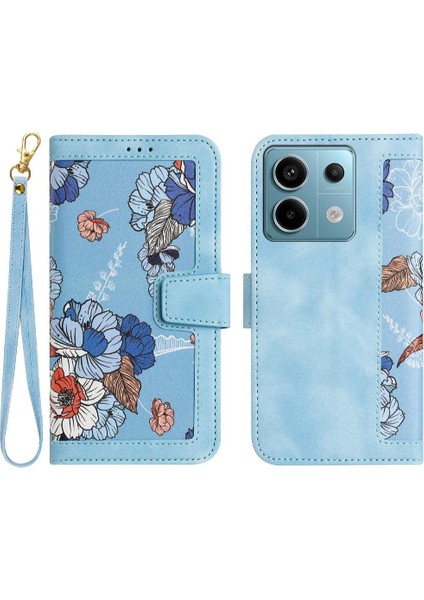 Cüzdan Kılıf Xiaomi Redmi Için Not 13 5g Anti Scratch Pu Deri Kart (Yurt Dışından)